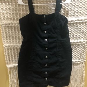 Jean button up dress